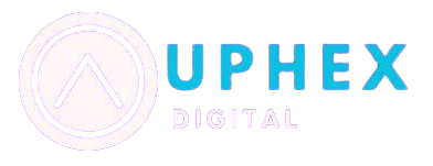 uphex digital marketing agency white logo uphexdigital