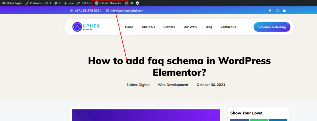 How to add faq schema in WordPress Elementor?